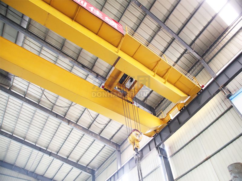 overhead crane with electric hoist