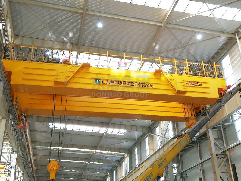 Double trolley bridge crane